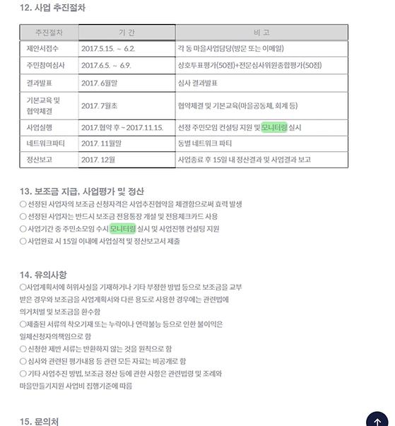 모니터링 ->점검,검토,관찰