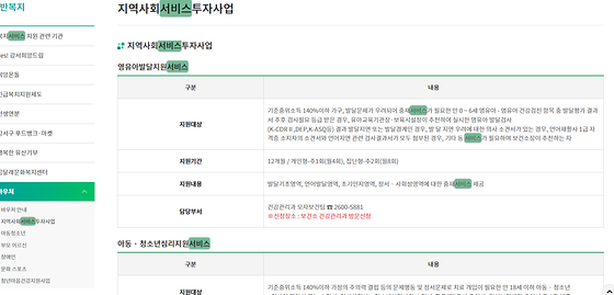 서비스 ->도움, 편의