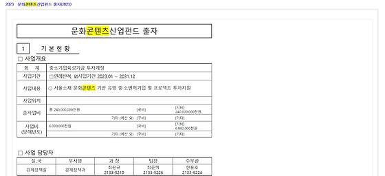 콘텐츠 : 제작물