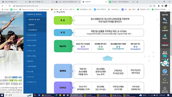 한국청소년활동진흥원의 리더를 바꾸어 주세요